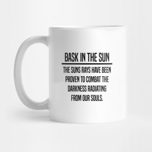 Bask In The Sun Health and Wellness Design. Mug